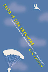 cover design, Faith is Like Skydiving, Rick Mattson